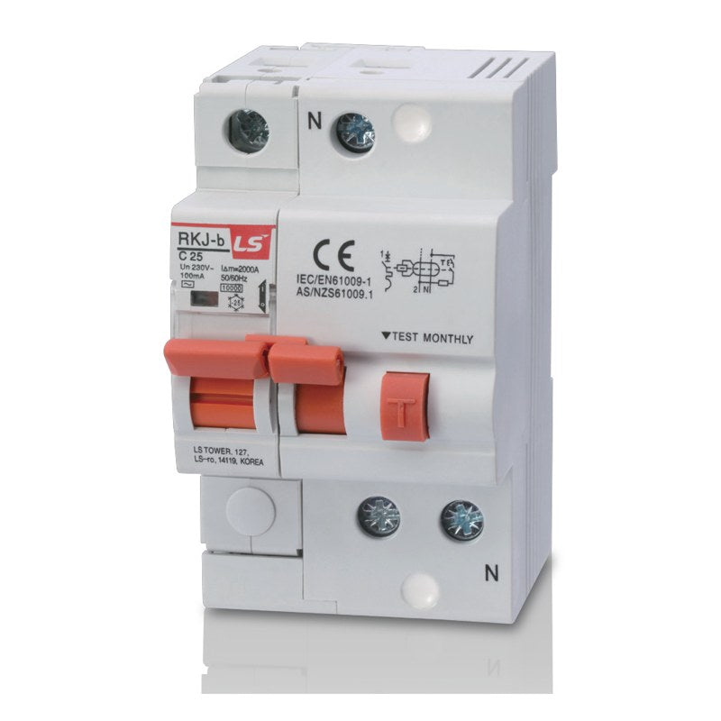 LS Electric Beyond X RKJ-b RCBO (1-63A, 1P+N/2P, 10kA)