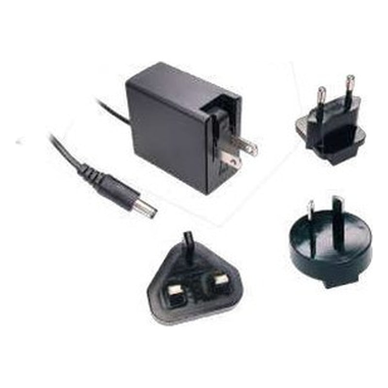 MEAN WELL NGE Series AC Interchangeable Medical/ITE Wall-Mounted Adaptor (12-90W)