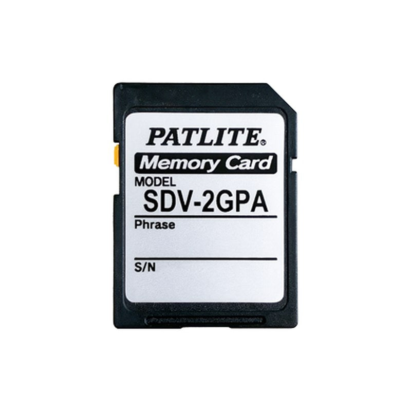 PATLITE SDV-2GPA SD Memory Card (2GB)