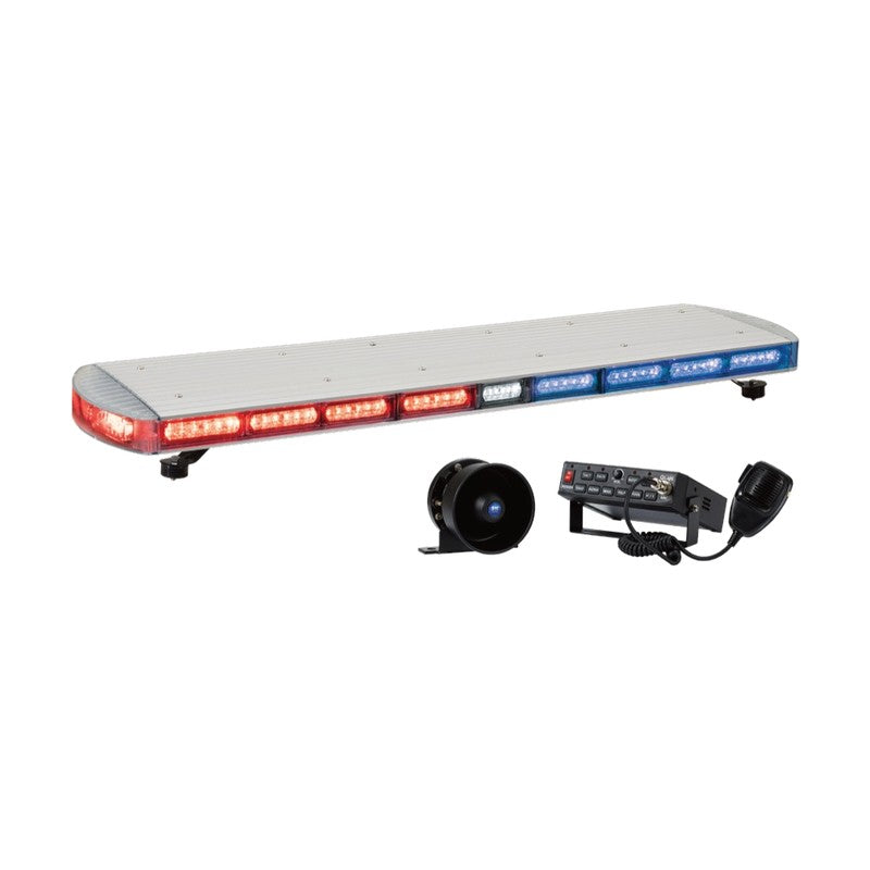 Qlight QLV-SET LED Strobe Light Bar Set with Amplifier and 100W Horn