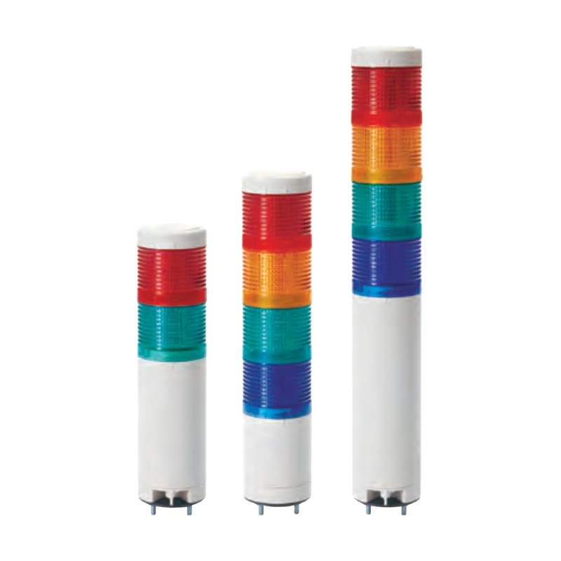 Qlight QTG50ML / QTGA50ML Ø50mm Modular LED Steady/Flashing Tower Light, Direct mount
