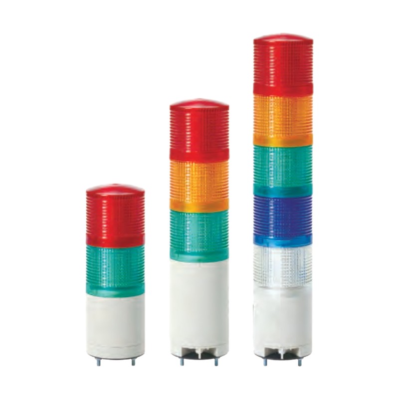 Qlight QTG60ML / QTGA60ML Ø60mm Modular LED Steady/Flashing Tower Light, Direct mount