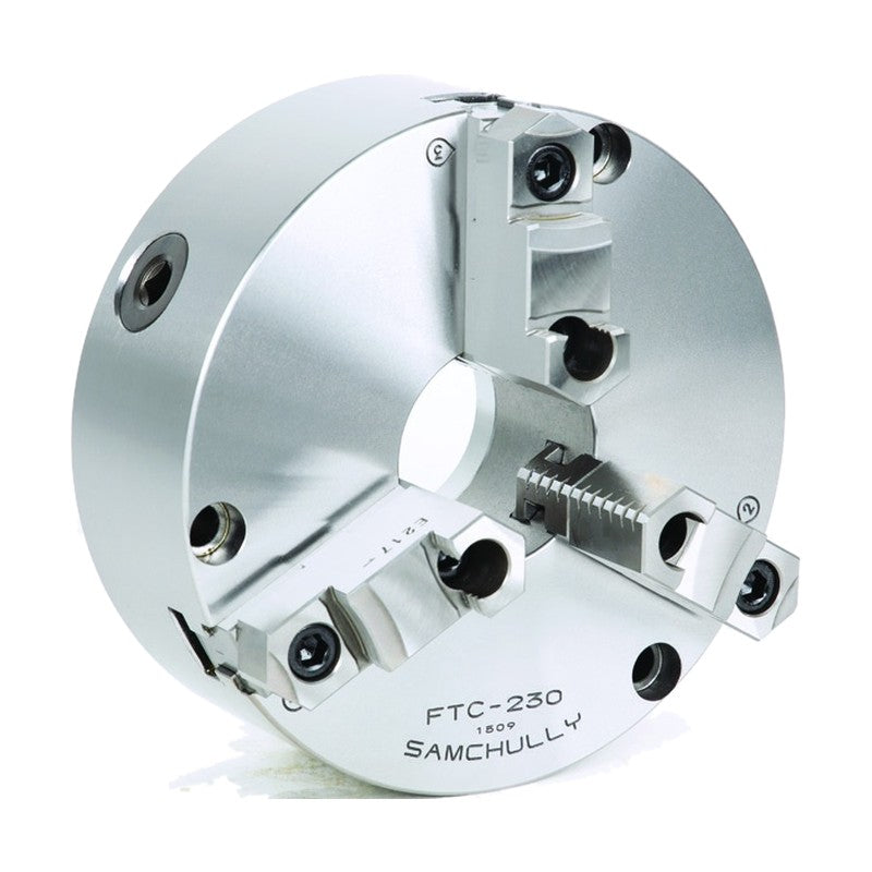 Samchully Front-Mounting Scroll Chuck FTC (Soft and Hard Top Jaws)