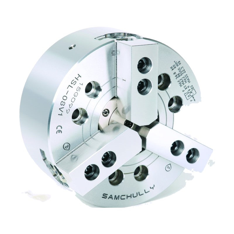 Samchully Long-Stroke 3-Jaw High-Speed Open-Center Chuck HSL