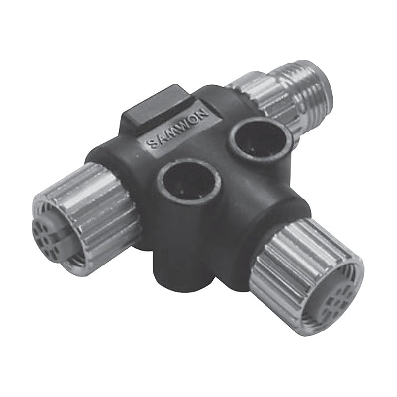 Samwon ACT M12T-5DN DeviceNet M12 T-Splitter Connector