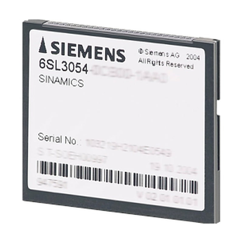 Siemens SINAMICS S120 CompactFlash Cards (CU320-2, CU310-2)