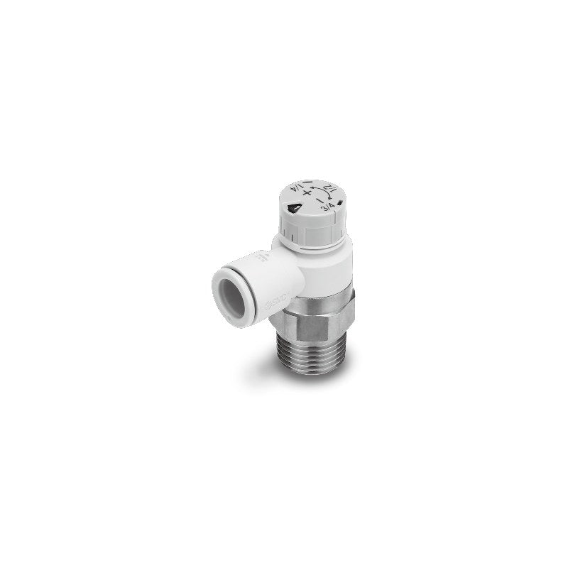 SMC AS-FSA Compact Speed Controller with Scale (Elbow/Universal)
