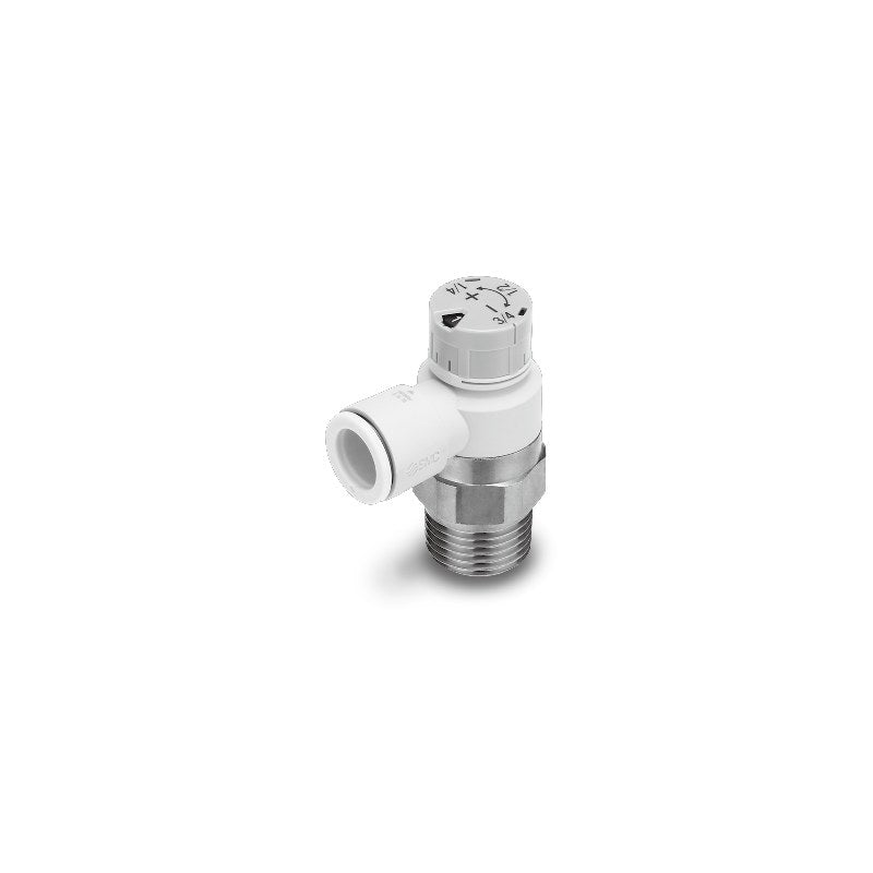 SMC AS-FSGA Stainless Speed Controller with Scale (Elbow/Universal)