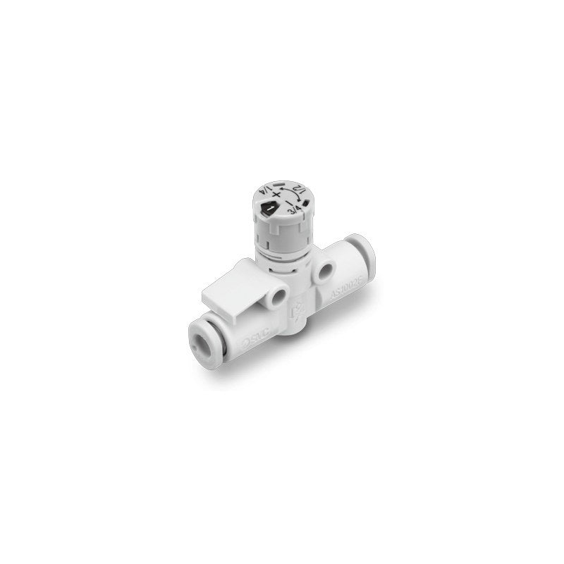 SMC AS-FSMA/FSCA Inline Low Speed Controller with Scale