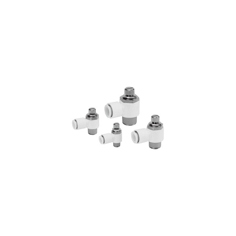 SMC AS-W2 Flame Resistant Speed Controller with One-touch Fitting (Elbow)