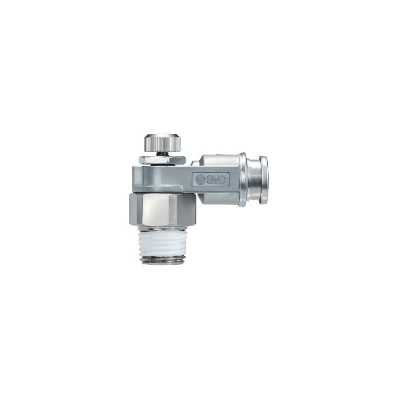 SMC ASB Metal Speed Controller with One-touch Fitting (Elbow)