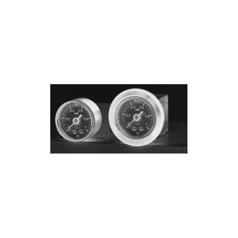 SMC G46E Oil-free Pressure Gauge with Limit Indicator