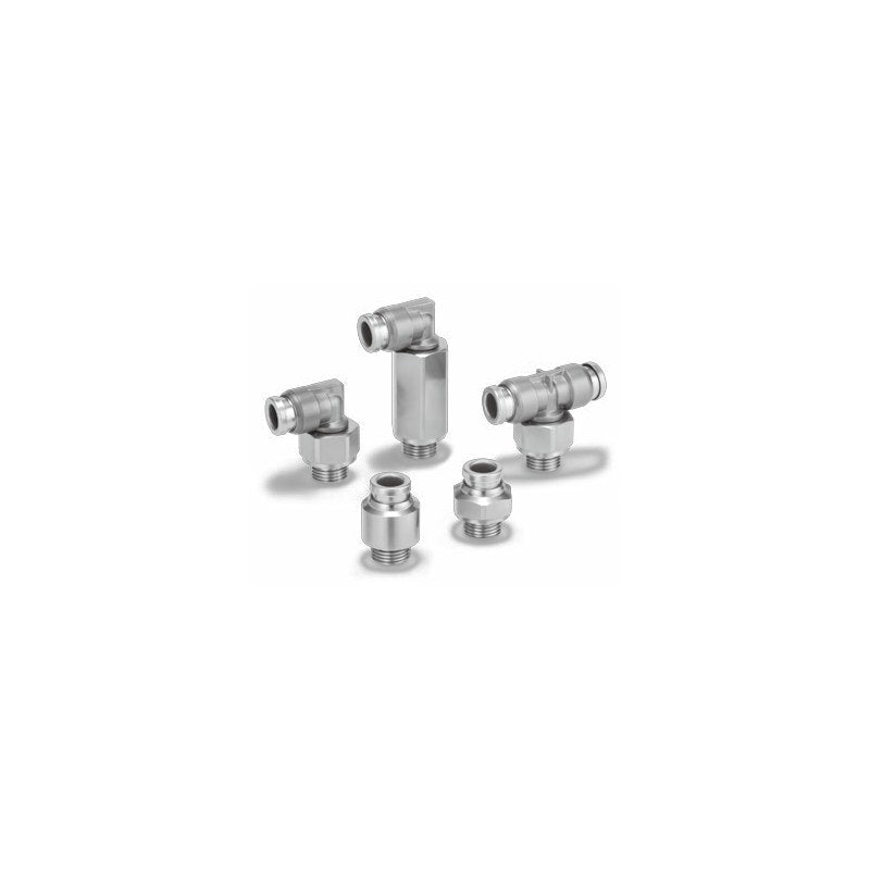 SMC KQB2-F FDA Compliant Metal One-Touch Fitting (M/R/Rc)