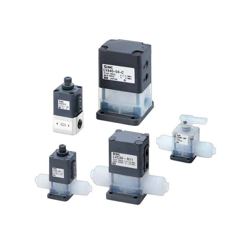 SMC LVC Air Operated Chemical Valve (Insert Bushing / LQ2 Fitting)