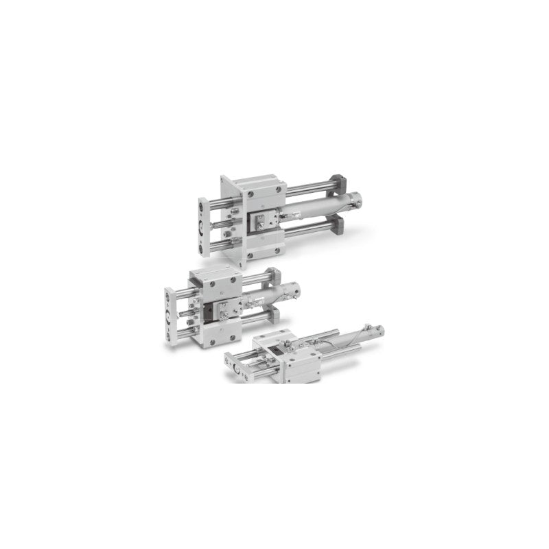 SMC MLGC Guided Cylinder with Fine Lock (Bore 20 to 40 mm)