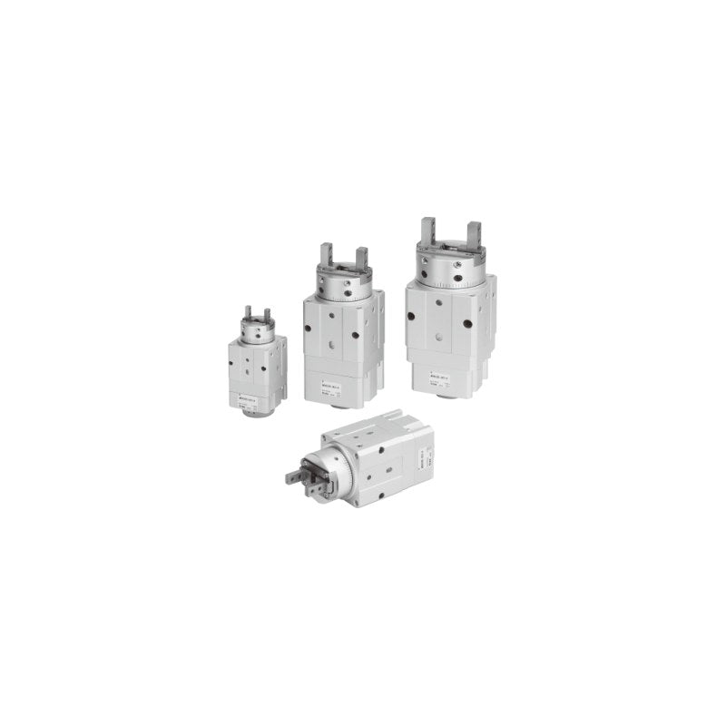 SMC MRHQ Rotary Gripper (Parallel Chuck + Rotary, Bore 10 to 25 mm)