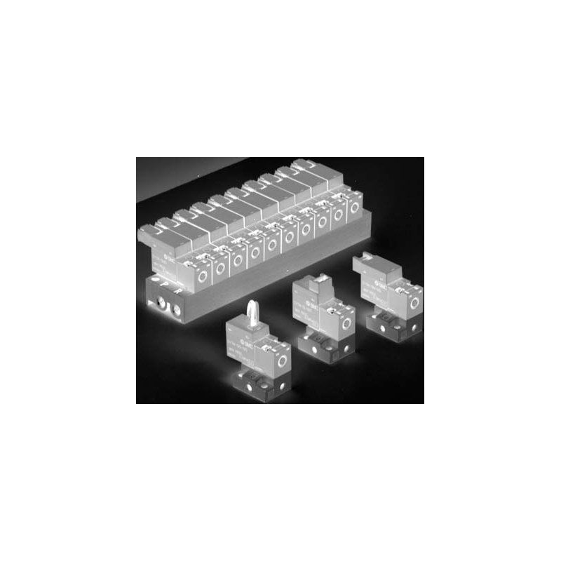 SMC SS3Y1 Manifold Base (for SY100 3-Port Valves)
