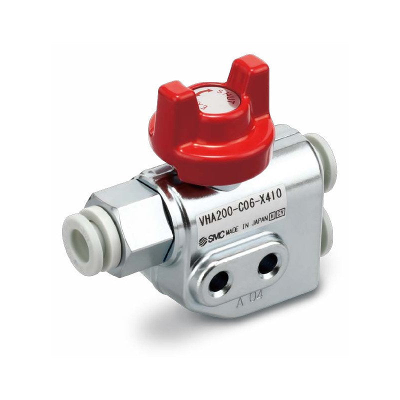 SMC VHA200 3-Port Ball Valve (Residual Pressure Exhaust)