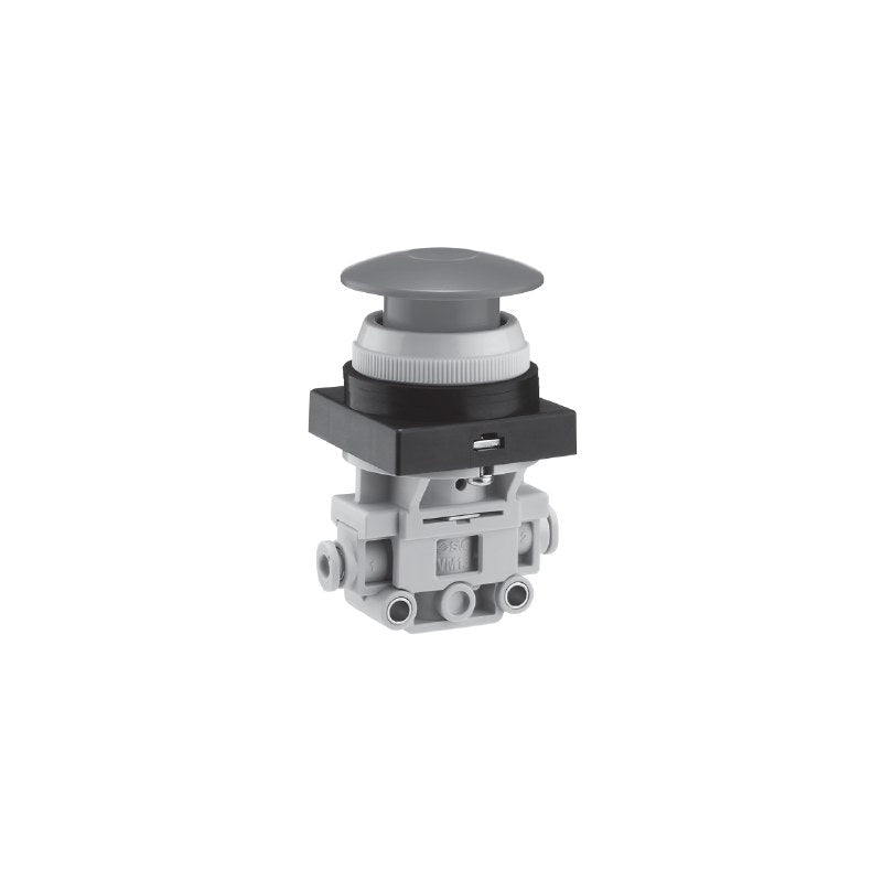 SMC VM100F 2/3-Port Mechanical Valve (One-touch Fittings)