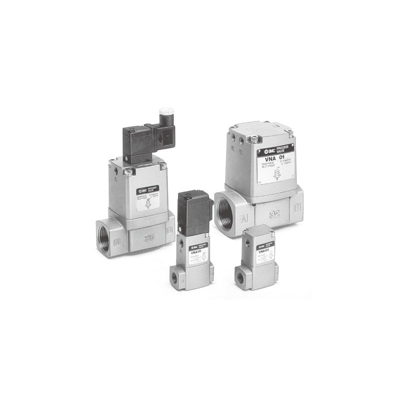 SMC VNA 2-Port Process Valve (Air / Air-Hydro, 6A to 50A)