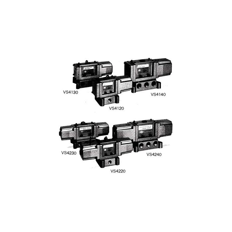 SMC VS420/30/40 5-Port Solenoid Valve (Direct Operated, Metal Seal)