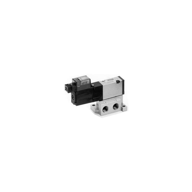 SMC VZ1000 4-Port Solenoid Valve (Direct Piping, M5)
