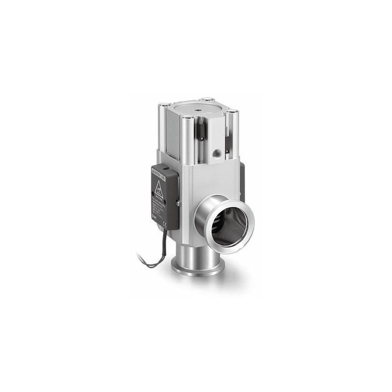 SMC XLFV High Vacuum L-Type Valve with Solenoid Valve (16-80)