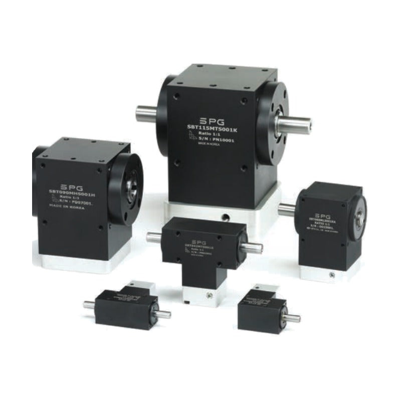 SPG SBT-M Motor-Mount Spiral Bevel Gearboxes (MT/ML/MH, 1:1)