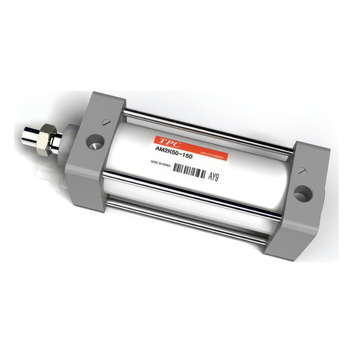 TPC Mechatronics AM2KW Series Rod Non-Rotating Double-Rod Pneumatic Cylinder (Basic Mount)
