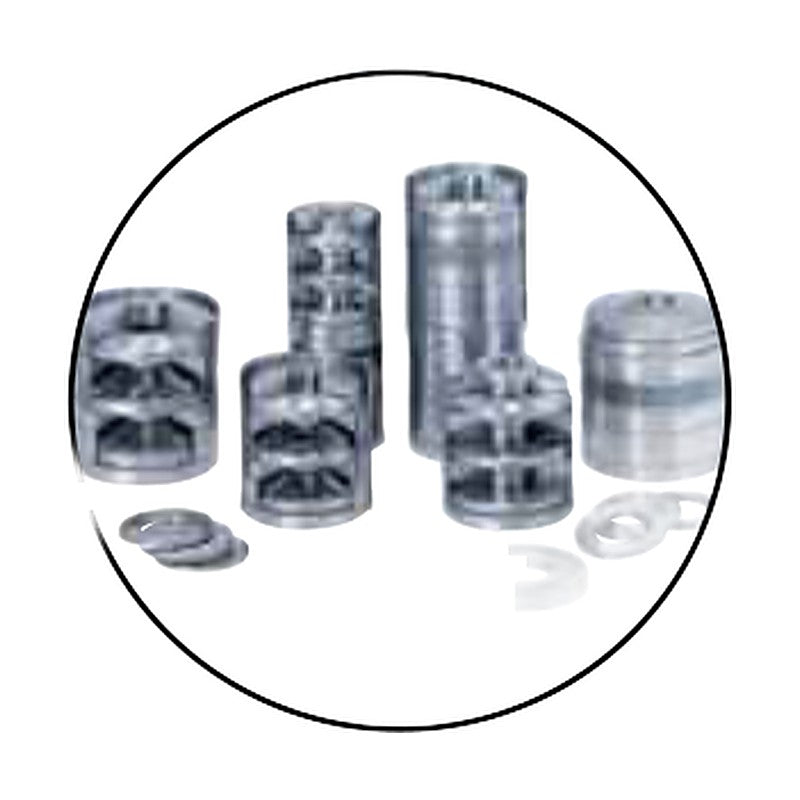 WBC Tandem Thrust Bearings (T2AR-T8AR, 3 to 8 Rows)