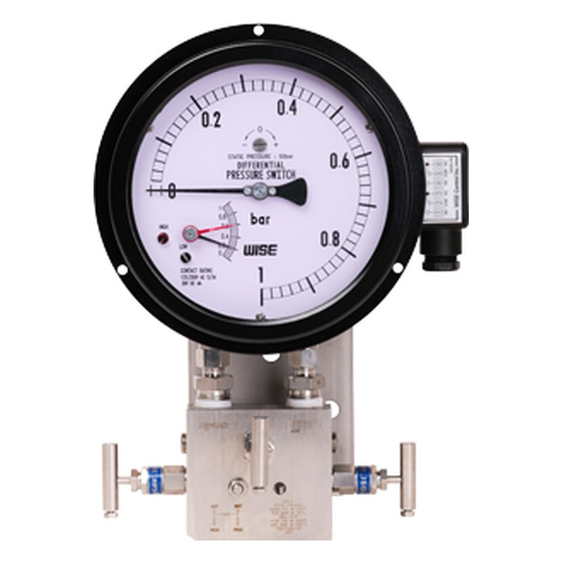 WISE P631, P632 High Static Indicating Differential Pressure Switch