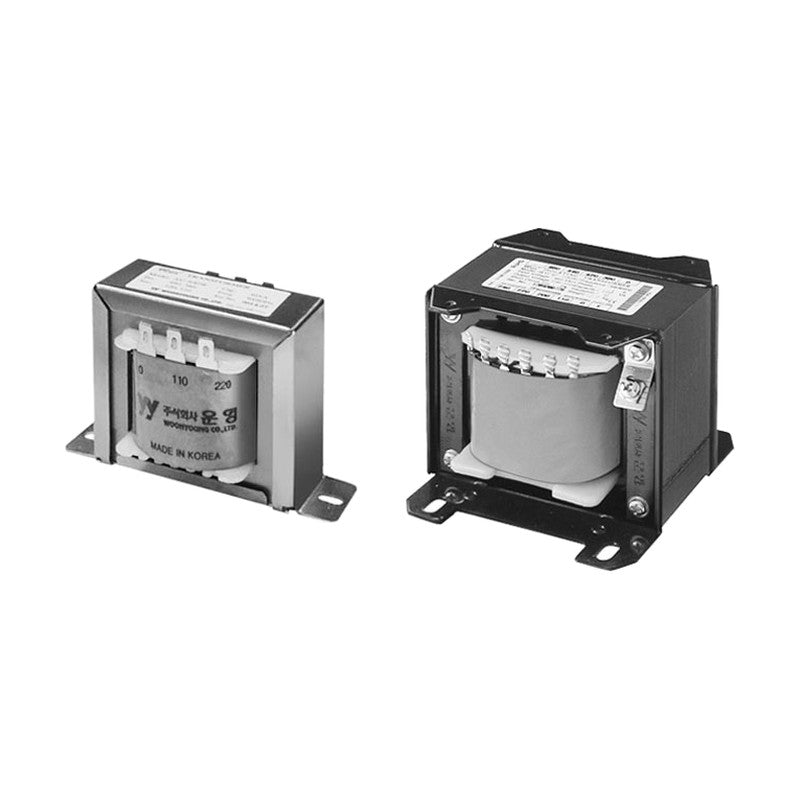 Woonyoung Open-Type Isolation Transformer WY21-AO Series (200-240 V to 100-110 V)