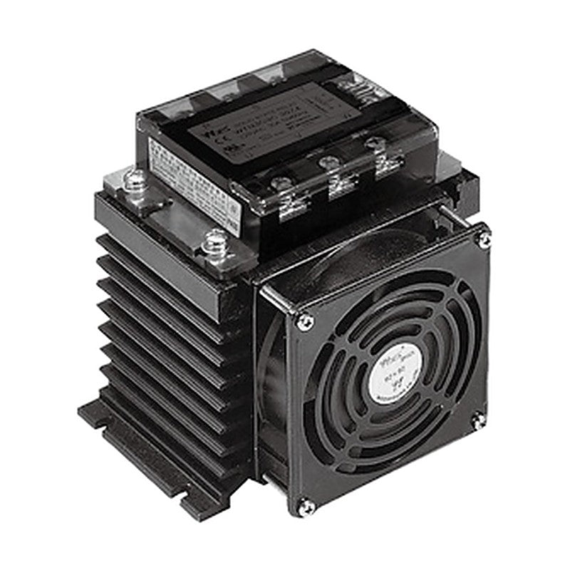 Woonyoung Three Phase SSR with Heat Sink and Fan WYFN3G3 / WYFN3H3 (30-80A)