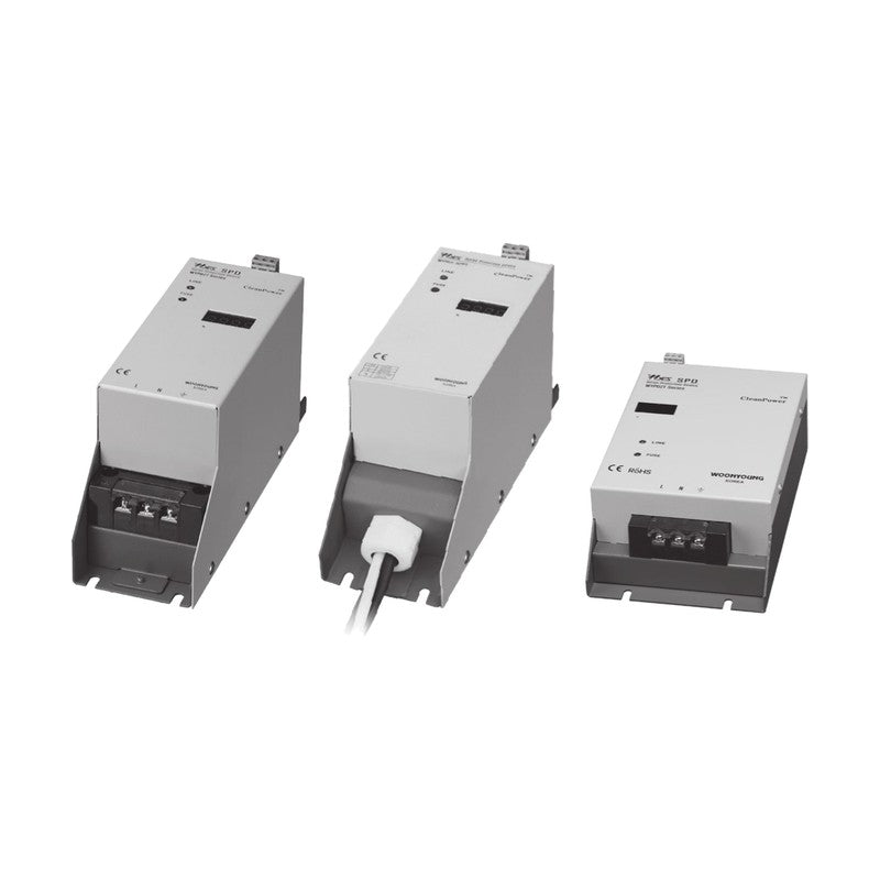 Woonyoung WYPB/WYPD Counter Type SPD, Single-Phase 1P2W, 20-120kA, 220-440VAC