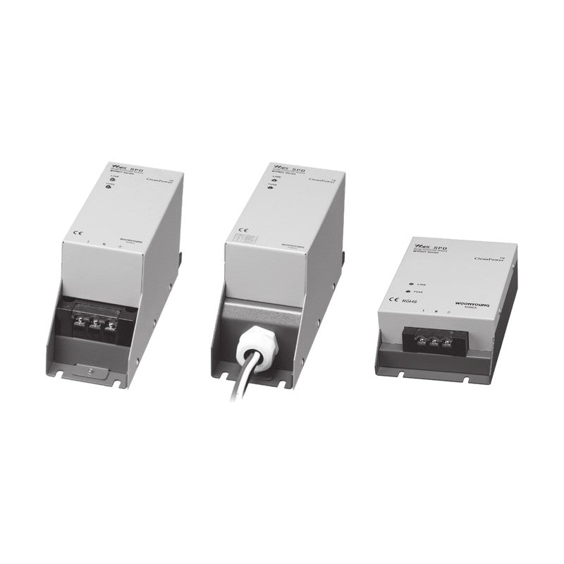Woonyoung WYPB/WYPD High Quality Type SPD, Single-Phase 1P2W, 20-120kA, 220-440VAC