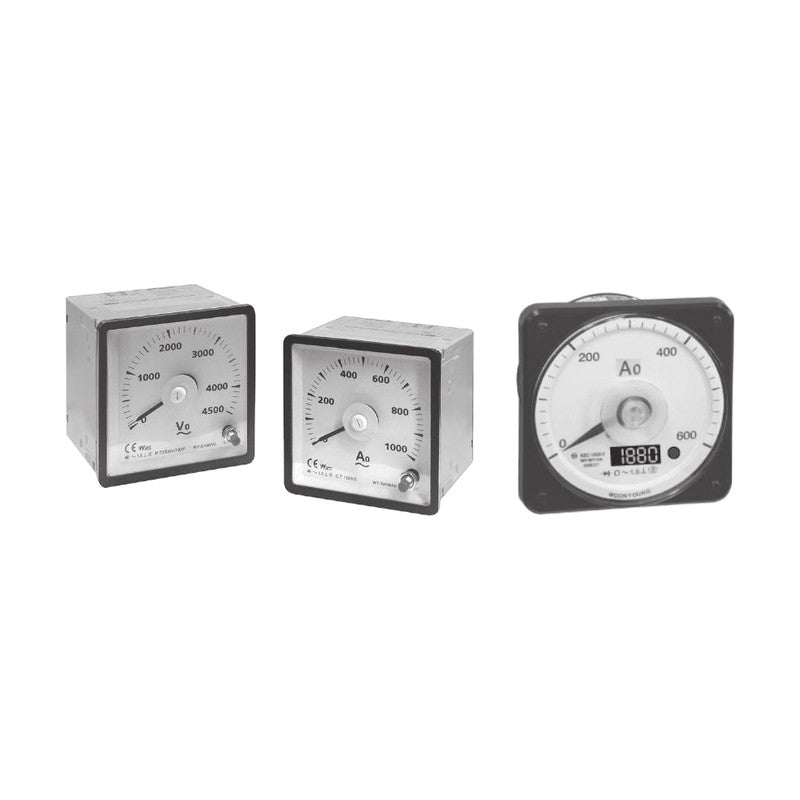 Woonyoung WYSH96/WYW11 Maximum Demand Zero-Phase Voltage and Current Meters