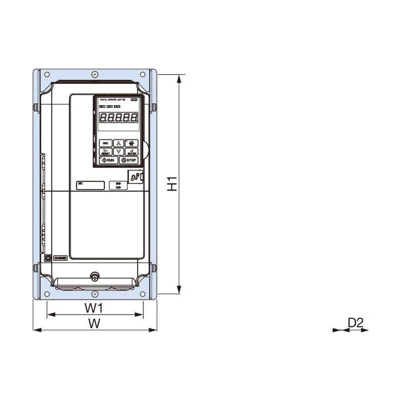YASKAWA EZZ020800 Attachment for External Heatsink Mounting