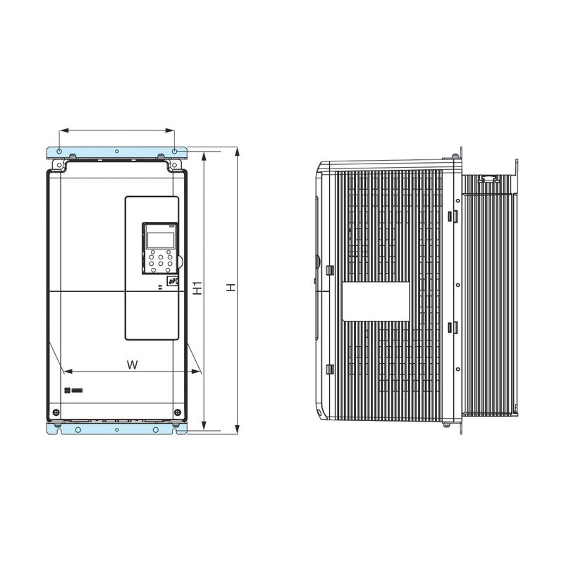 YASKAWA EZZ022706 External Heatsink Attachment for U1000