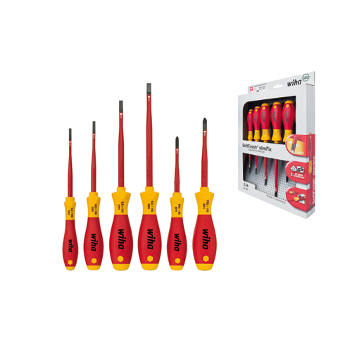 Wiha Insulated Screwdriver Set SlimFix 3201 K6