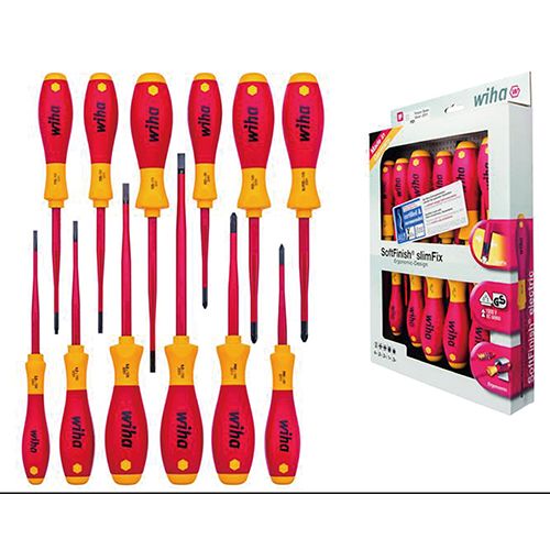 Wiha Insulated Screwdriver Set SlimFix 3201 K12