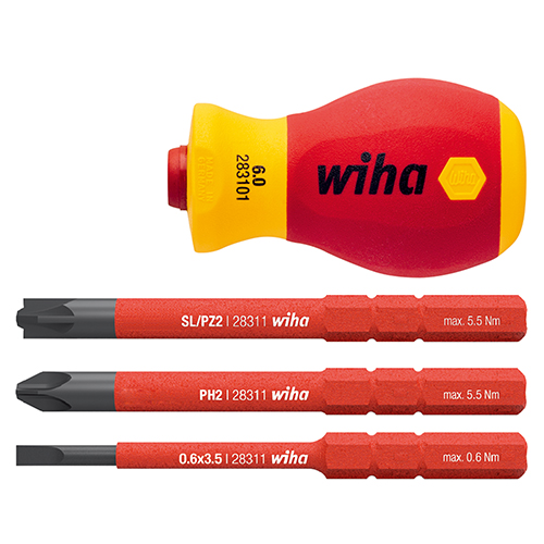 Wiha Insulated Screwdriver Handle Set SB2831 0101