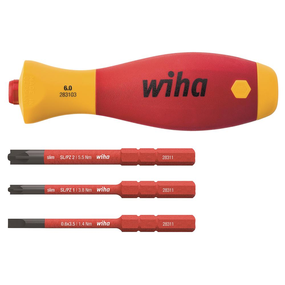 Wiha Insulated Screwdriver Handle Set 2831 03 01
