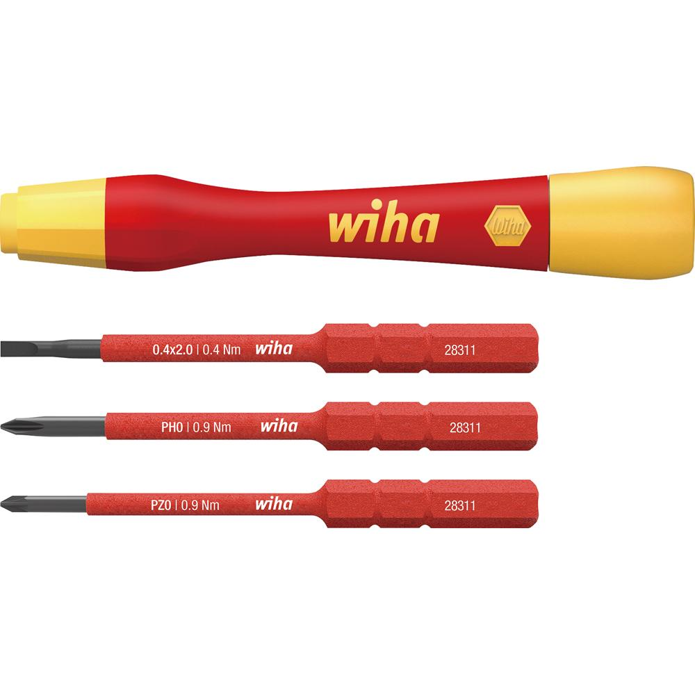 Wiha Insulated Precision Screwdriver Set Replaceable Blade SB2831-04