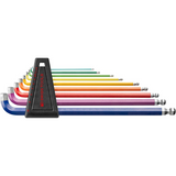 PB Swiss Tools Ball End Hex L-Key Set 100° Rainbow PB 2222.LH RB CN