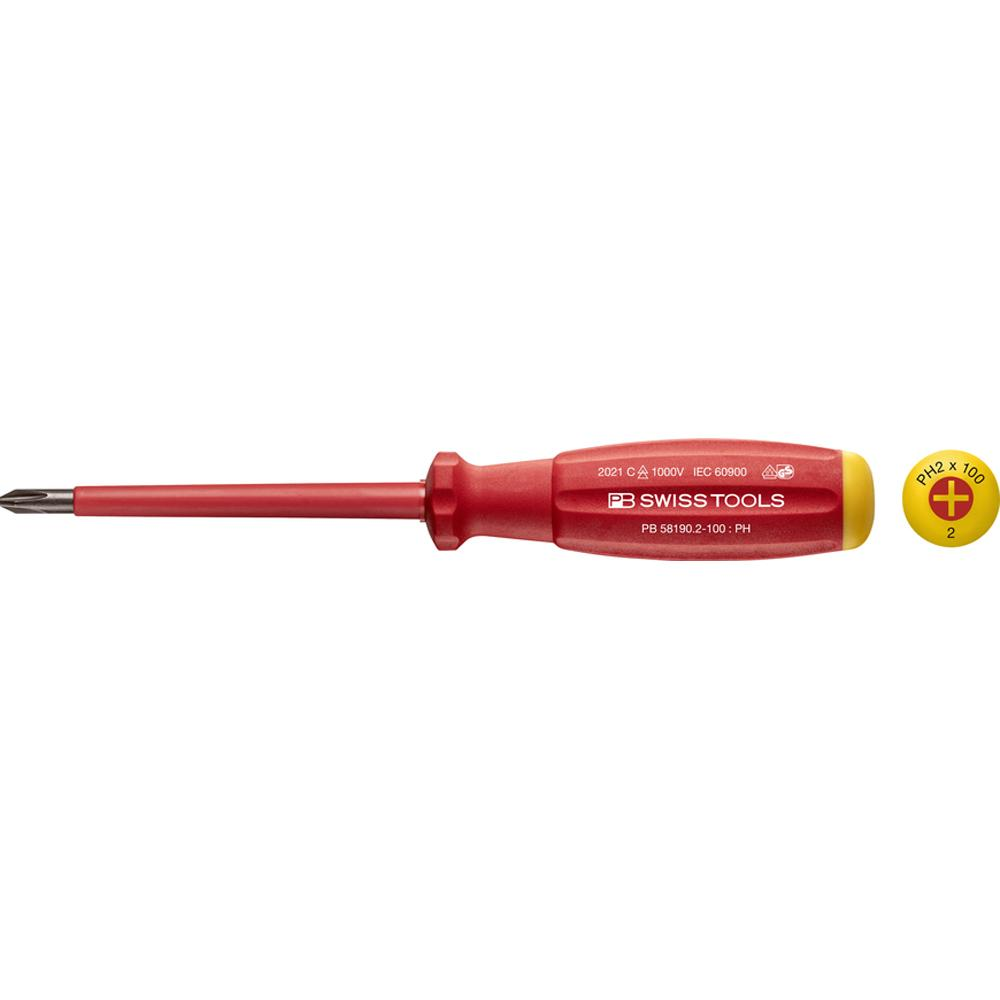 PB Swiss Tools Insulated SwissGrip Screwdriver Phillips 58190