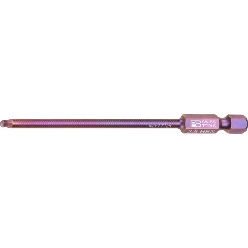 PB Swiss Tools Ball End Hex Bit Long E6L.212