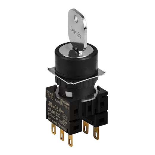 Autonics S16KR Series 16 mm Key Selector Switches