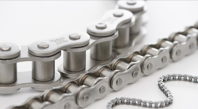 Tsubaki RF50 Flat-Plate Roller Conveyor Chain