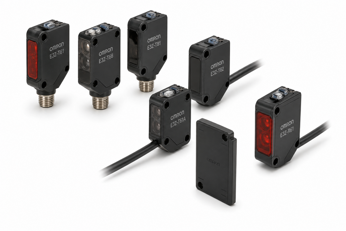 Omron E3Z Oil-resistant Through-beam Compact Photoelectric Sensor (15m, NPN/PNP, K Series)