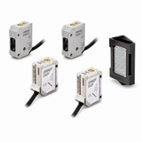 Omron E3ZR-C Oil-resistant Through-beam Photoelectric Sensor (30m, Light/Dark-ON, NPN/PNP)